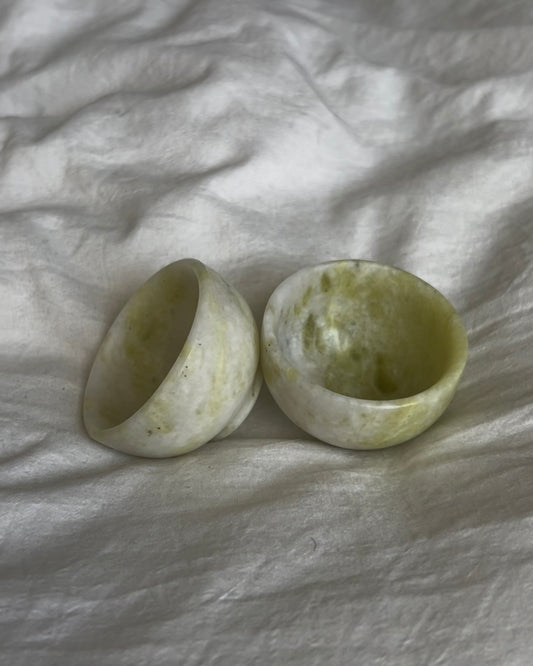 Yellow Jade Masque Bowl